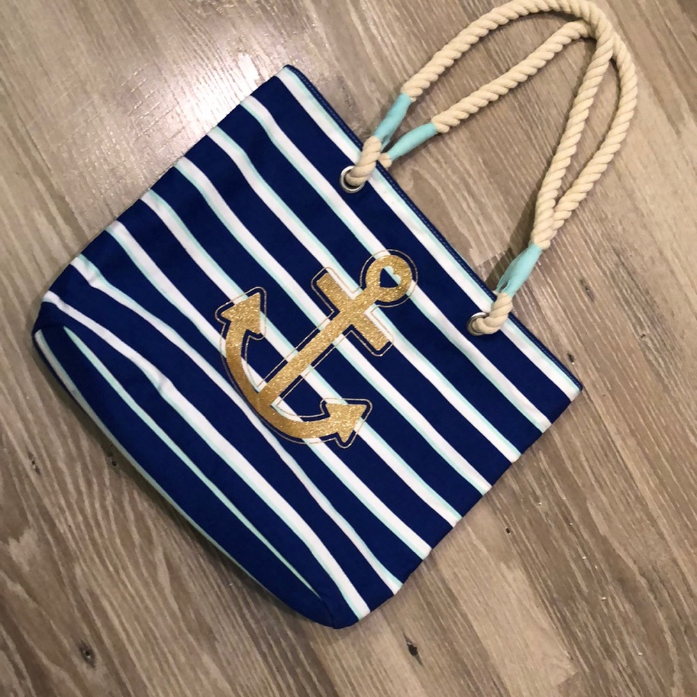 Anchor Beach Bag Purse Tote